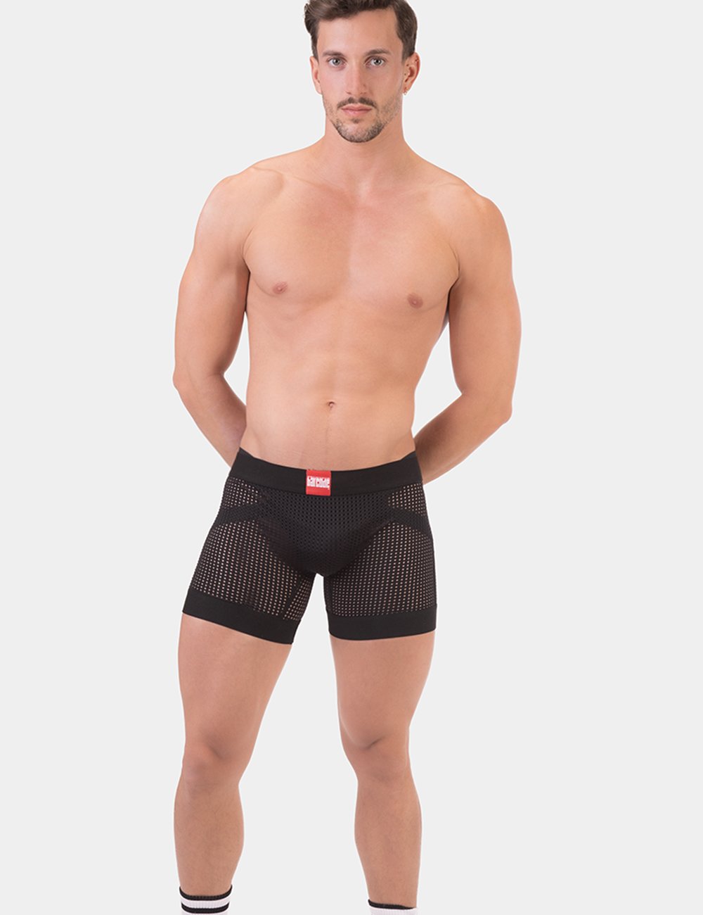 ☆ barcode Berlin ☆ Mesh Short Rupo schwarz (Artikel 91987/100) - barcode  Berlin bei GAYPS - Dein Lieferant für Fetishwear