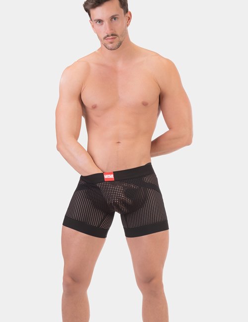 barcode Berlin Mesh Short Rupo schwarz XL